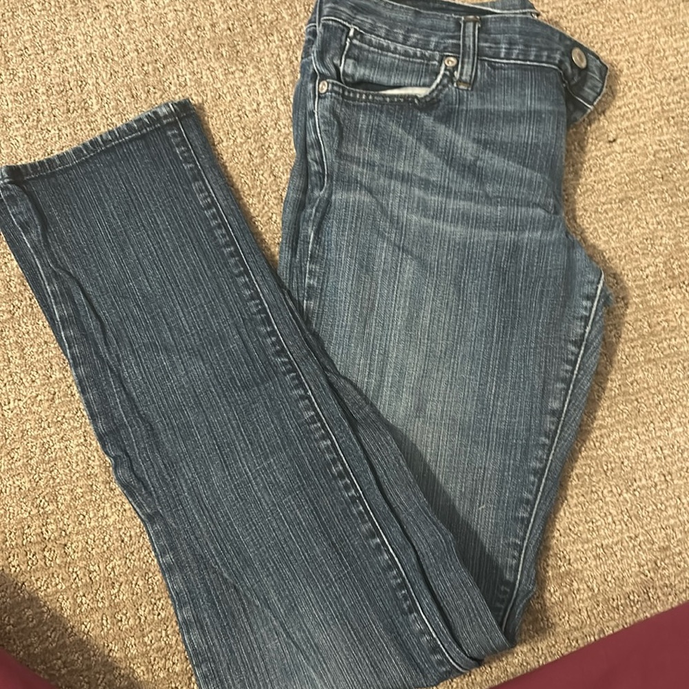 Paper denim cloth size 6 straight leg